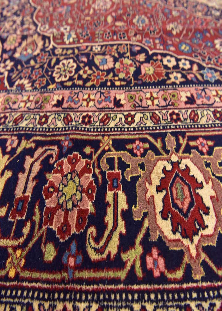 9' 6 x 12' 4 Hand Knotted Birjand Persian Wool Rug