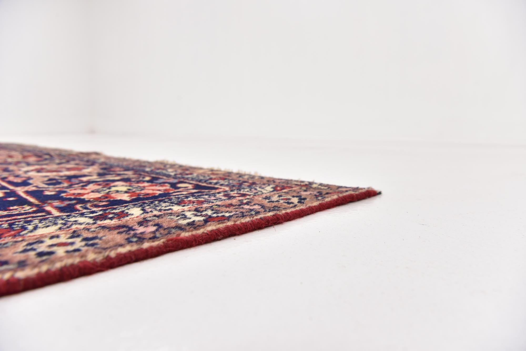 9' 6 x 12' 4 Hand Knotted Birjand Persian Wool Rug