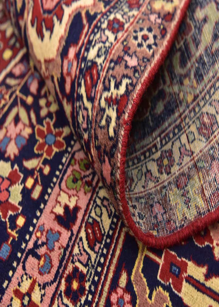 9' 6 x 12' 4 Hand Knotted Birjand Persian Wool Rug