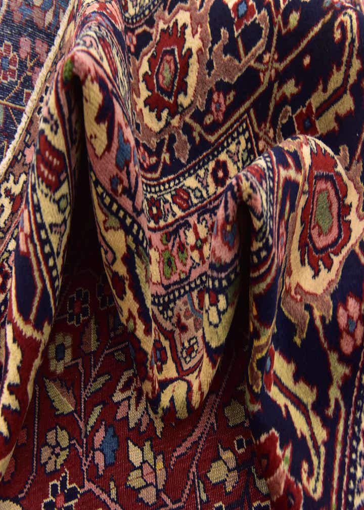 9' 6 x 12' 4 Hand Knotted Birjand Persian Wool Rug