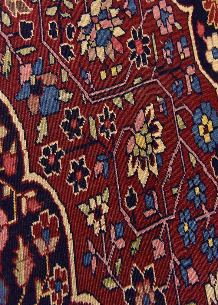 9' 6 x 12' 4 Hand Knotted Birjand Persian Wool Rug