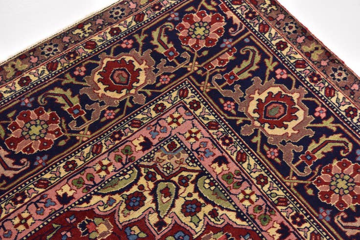 Detail image of 9' 6 x 12' 4 Hand Knotted Birjand Persian Wool Rug