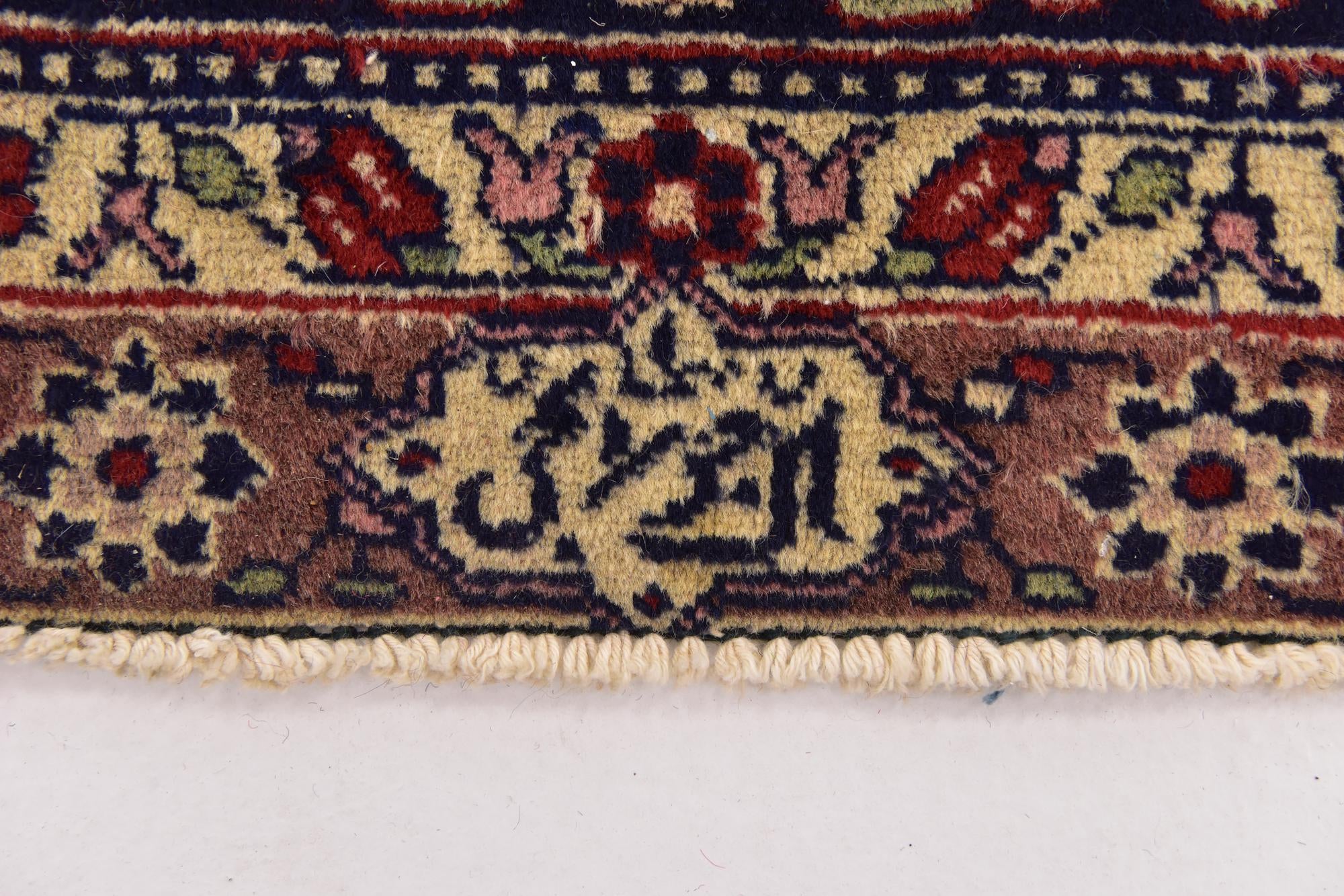 9' 6 x 12' 4 Hand Knotted Birjand Persian Wool Rug