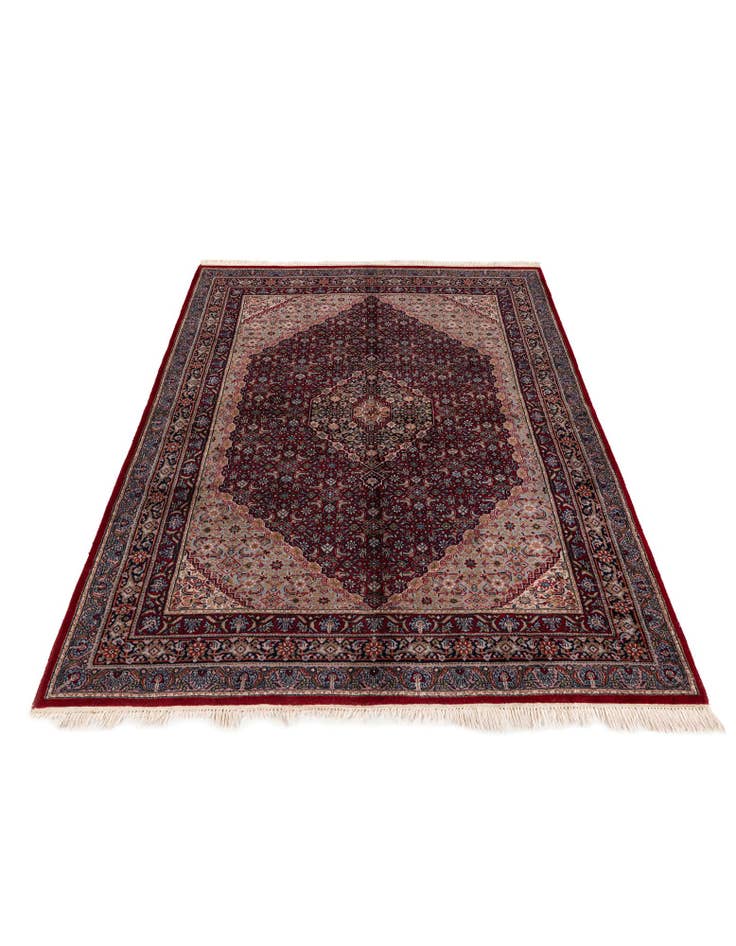Detail image of 5' 7 x 7' 9 Hand Knotted Birjand Oriental Wool Rug
