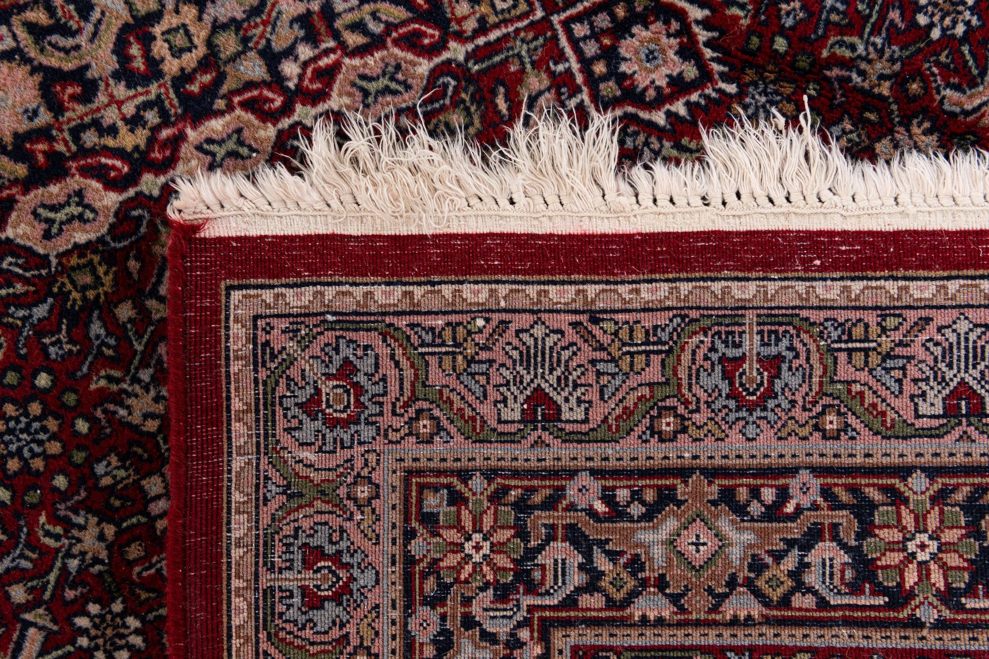5' 7 x 7' 9 Hand Knotted Birjand Oriental Wool Rug