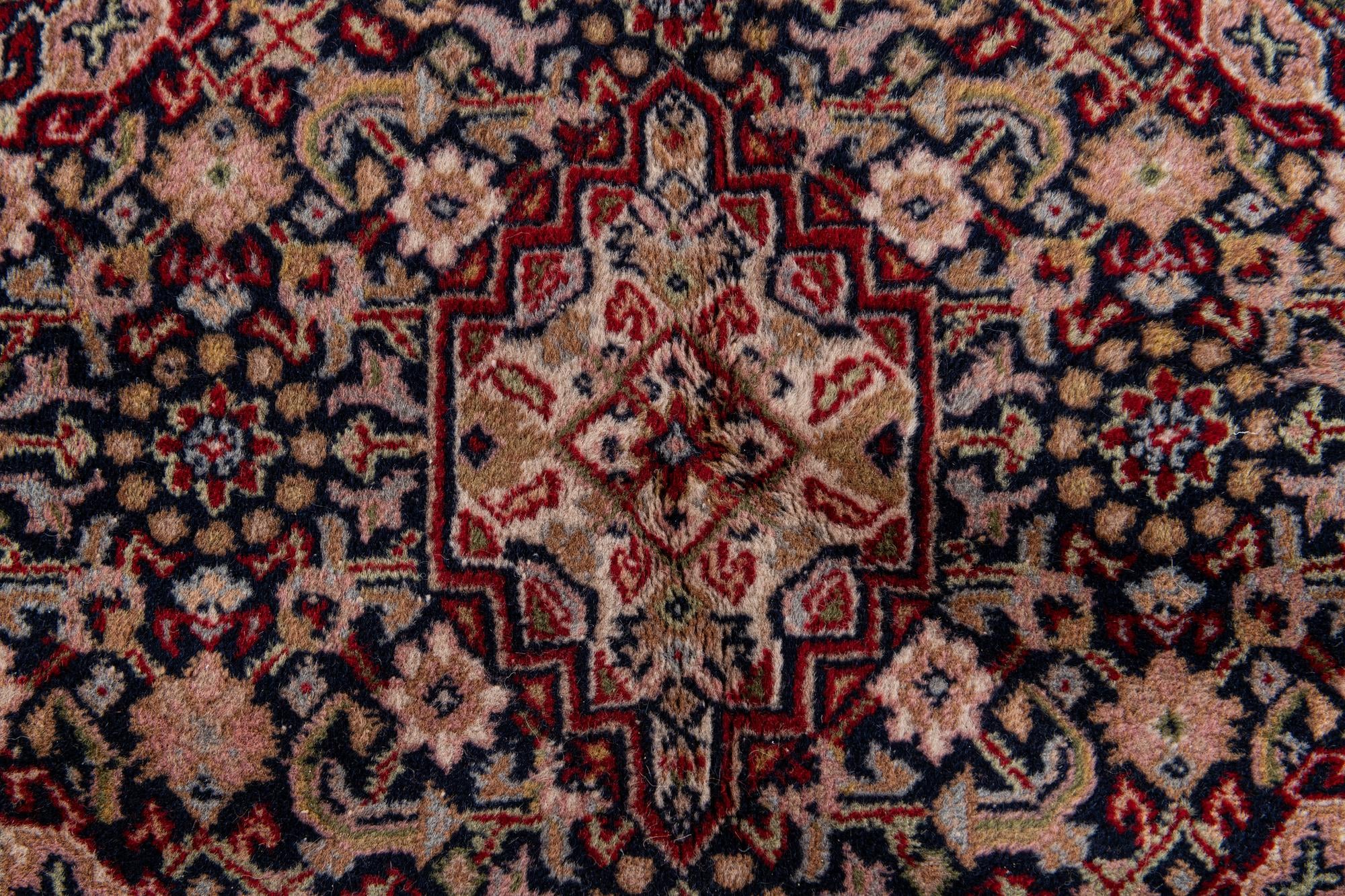 5' 7 x 7' 9 Hand Knotted Birjand Oriental Wool Rug