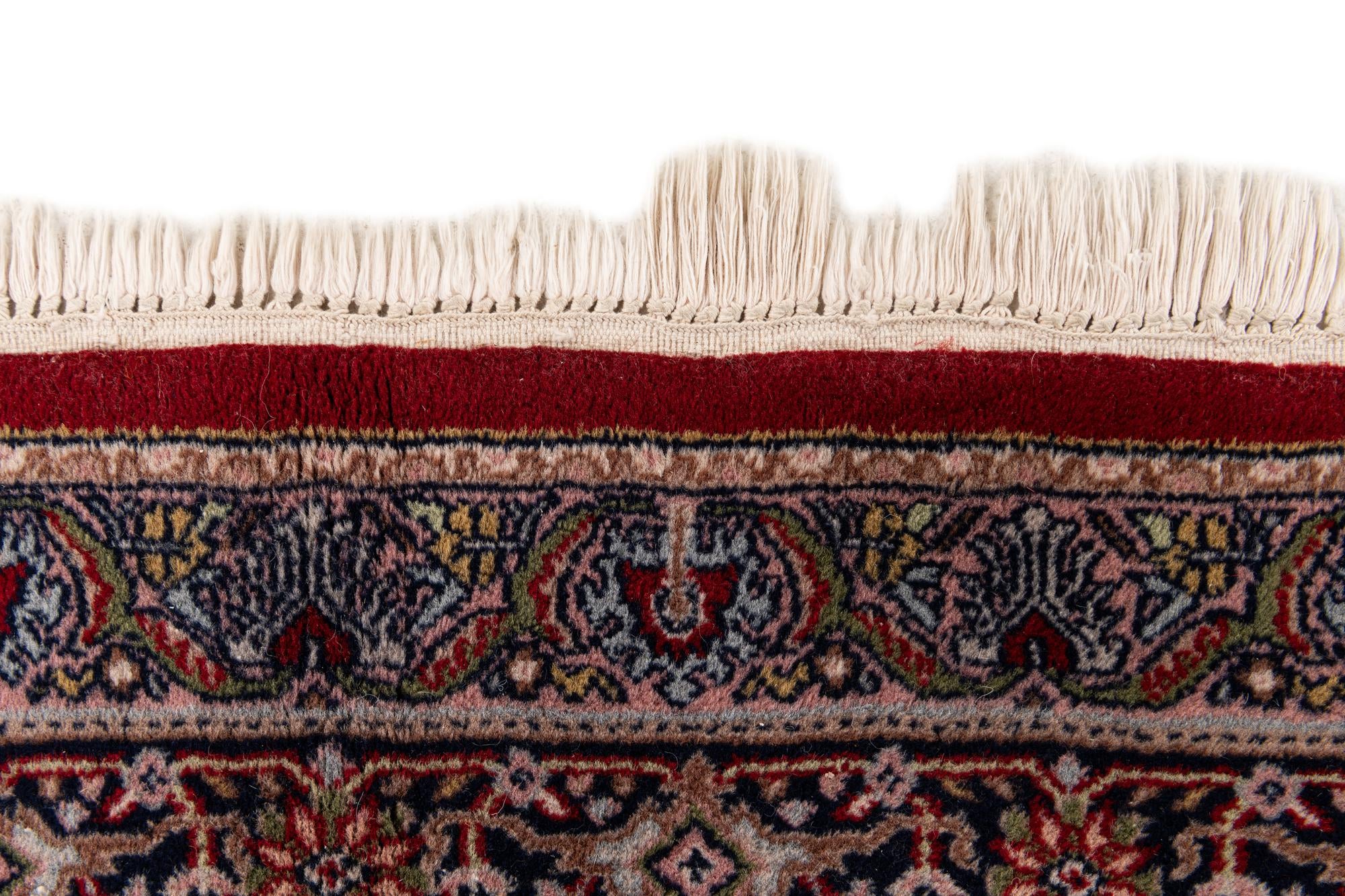 5' 7 x 7' 9 Hand Knotted Birjand Oriental Wool Rug