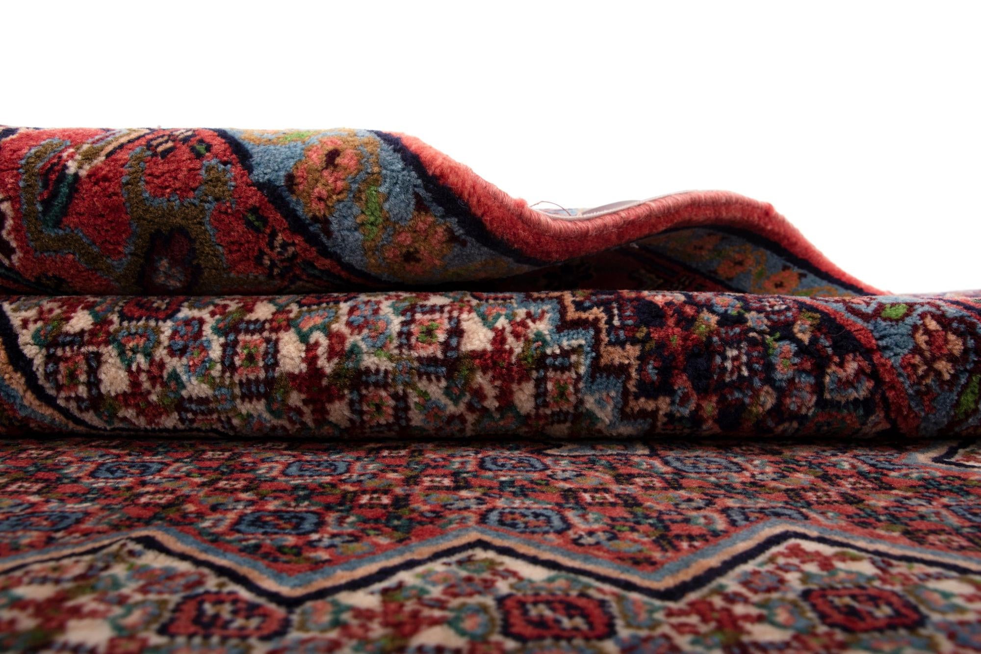 4' 2 x 5' 4 Hand Knotted Birjend Persian Wool Rug