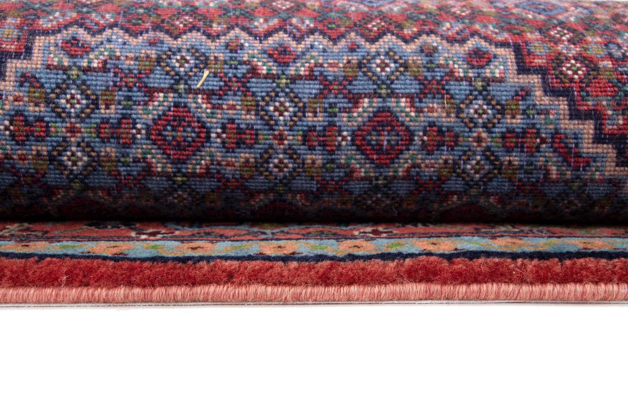 4' 2 x 5' 4 Hand Knotted Birjend Persian Wool Rug