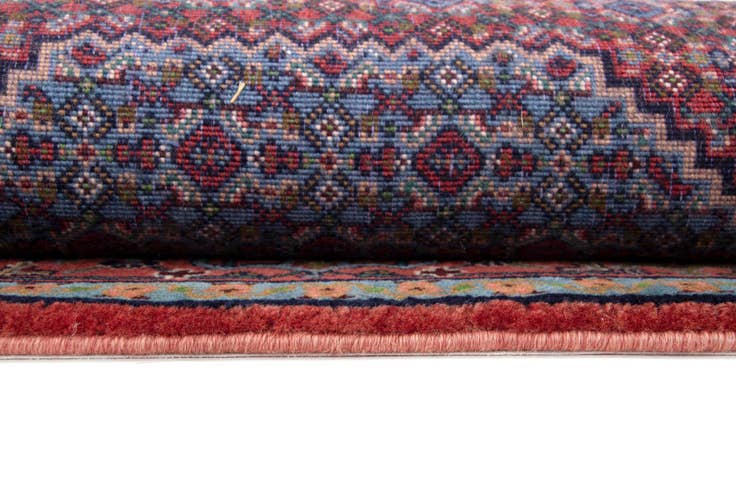 Detail image of 4' 2 x 5' 4 Hand Knotted Birjend Persian Wool Rug