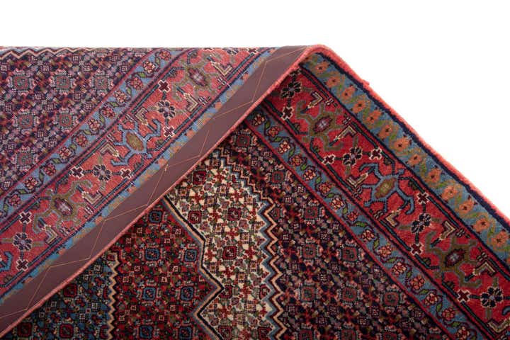 4' 2 x 5' 4 Hand Knotted Birjend Persian Wool Rug