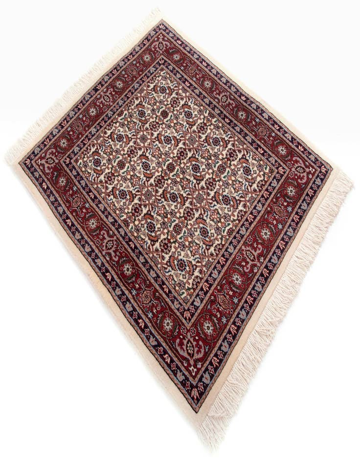 Detail image of 3' 5 x 3' 11  Hand Knotted Birjend Persian Wool Rug