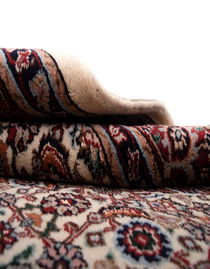 Detail image of 3' 5 x 3' 11  Hand Knotted Birjend Persian Wool Rug