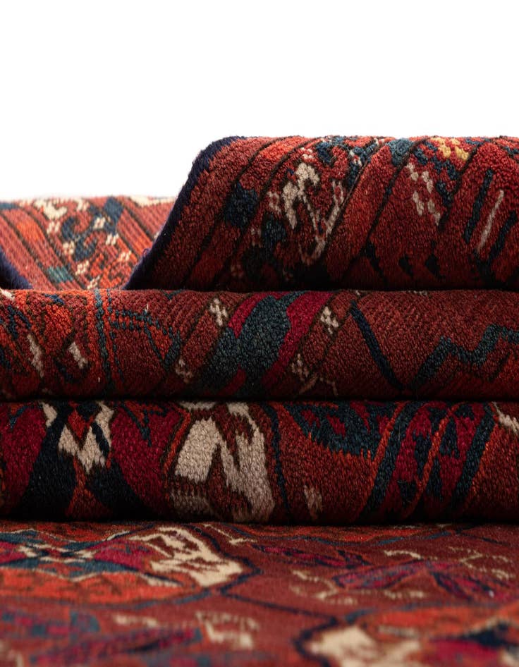 Detail image of 6' 4 x 9' 7 Bokhara Wool Rug