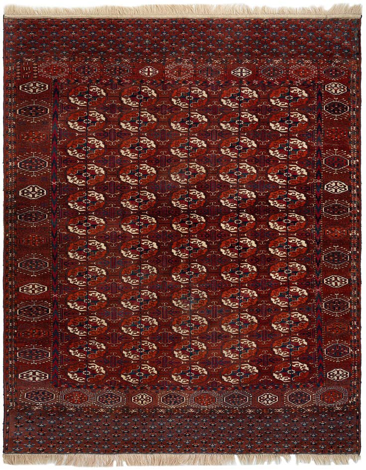 Detail image of 6' 4 x 9' 7 Bokhara Wool Rug