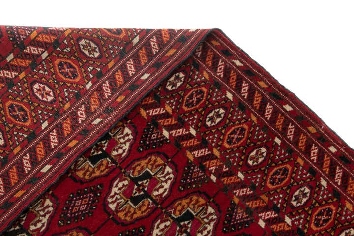 3' 5 x 4' 9 Hand Knotted Bokhara Wool Rug
