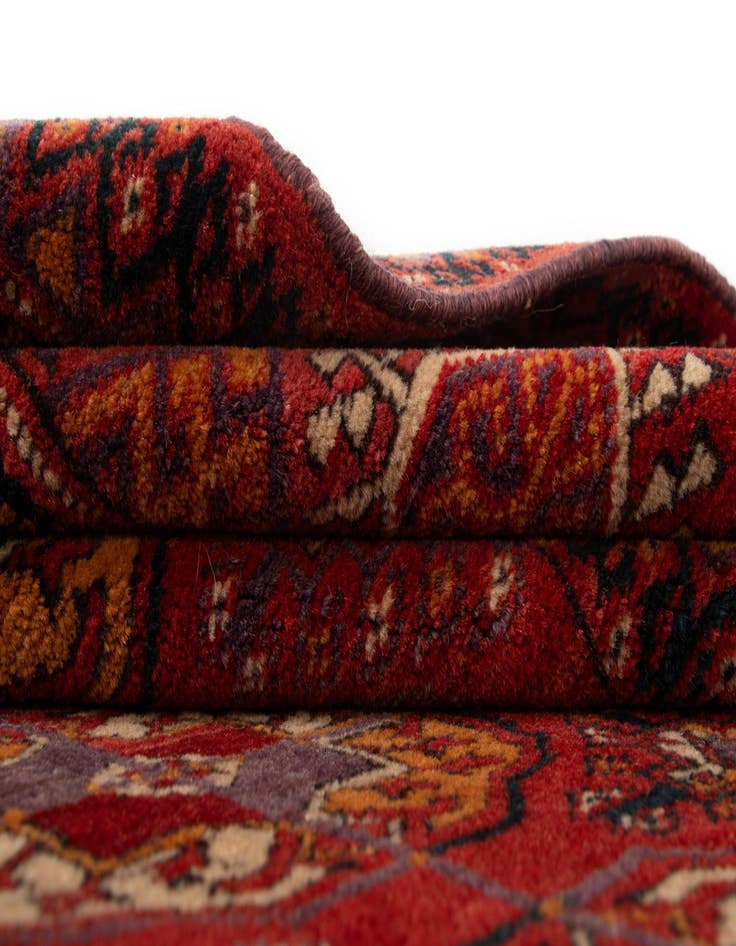 Detail image of 3' 11 x 5' 9  Hand Knotted Bokhara Wool Rug