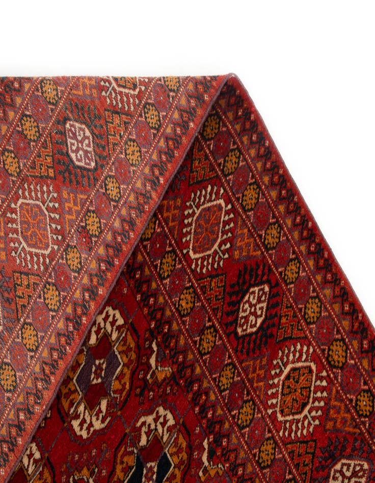 Detail image of 3' 11 x 5' 9  Hand Knotted Bokhara Wool Rug