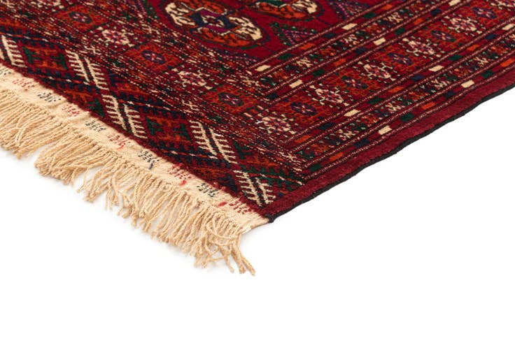 Detail image of 4' x 6' Hand Knotted Bokhara Oriental Wool Rug