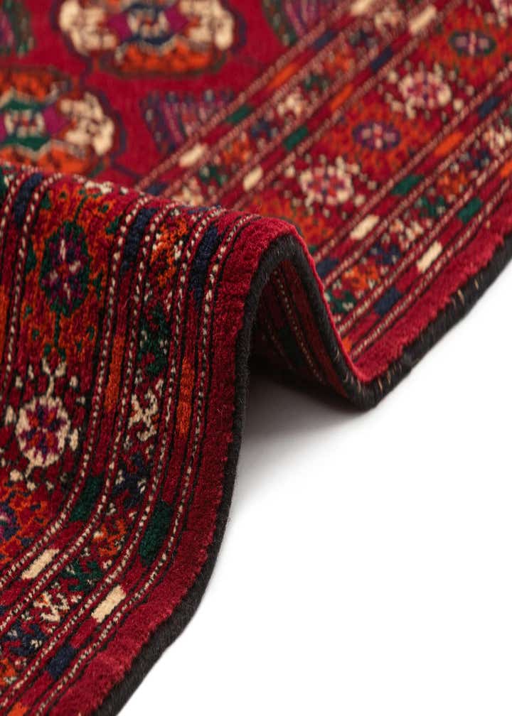 4' x 6' Hand Knotted Bokhara Oriental Wool Rug