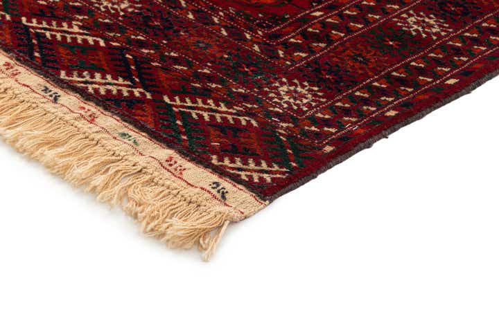 3' 11 x 6' Hand Knotted Bokhara Oriental Wool Rug