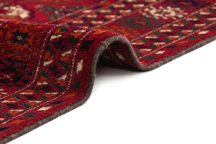 3' 11 x 6' Hand Knotted Bokhara Oriental Wool Rug