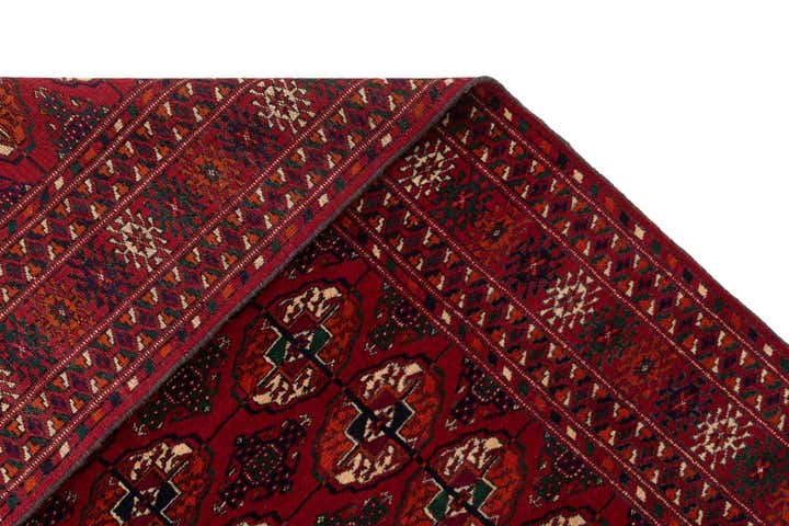3' 11 x 6' Hand Knotted Bokhara Oriental Wool Rug
