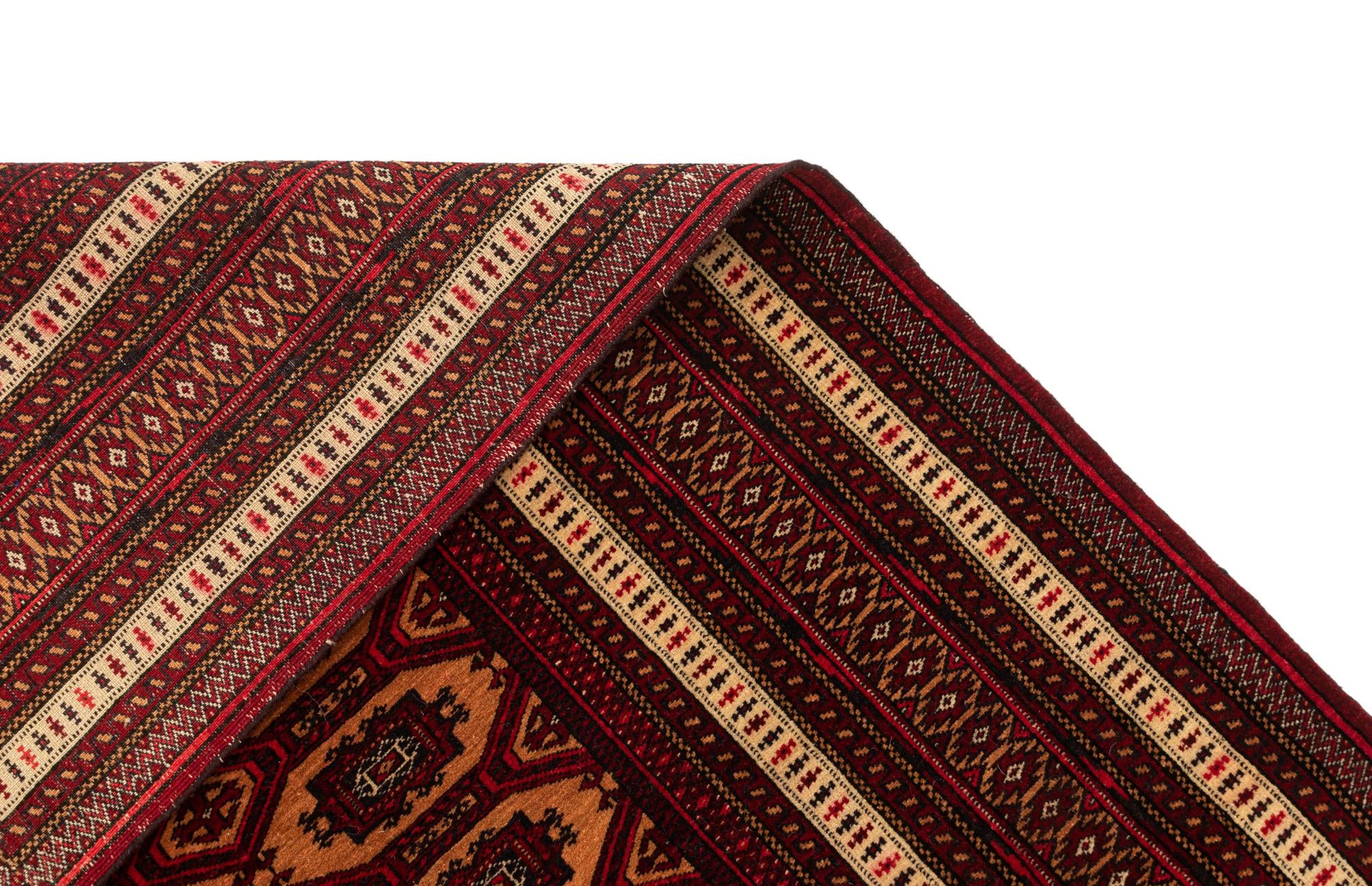 4' 2 x 5' 8 Hand Knotted Bokhara Oriental Wool Rug