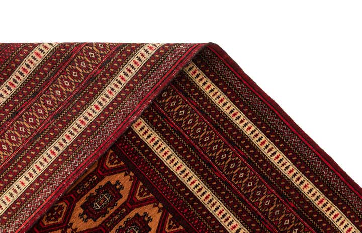 4' 2 x 5' 8 Hand Knotted Bokhara Oriental Wool Rug
