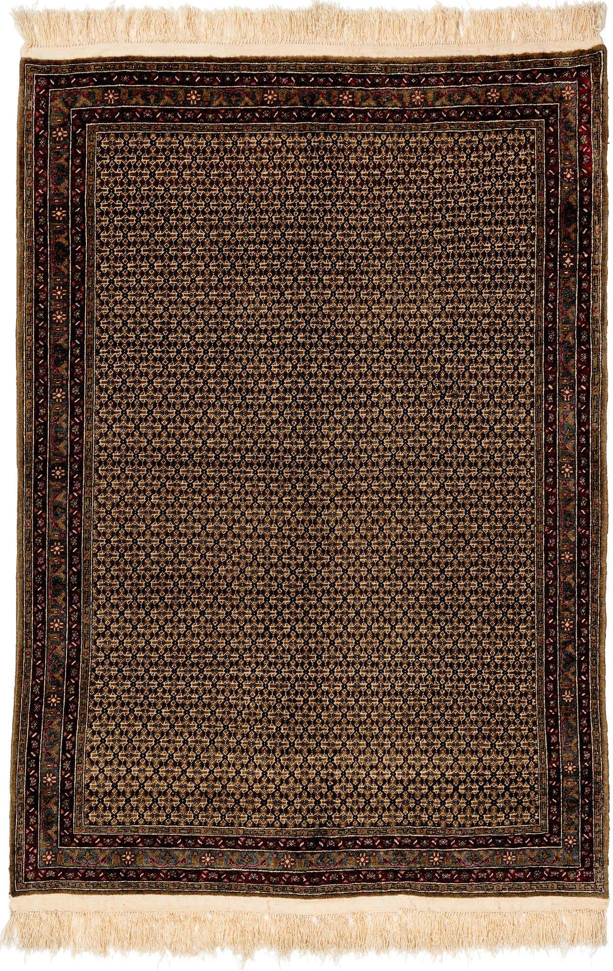 5' 6 x 8' 1 Hand Knotted Bokhara Wool Rug