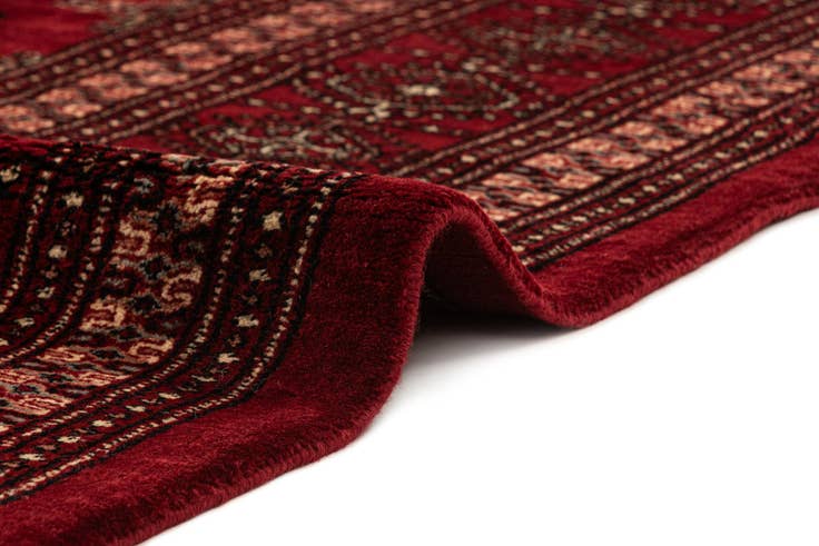 Detail image of 8' 2 x 11' 5 Hand Knotted Bokhara Wool Rug