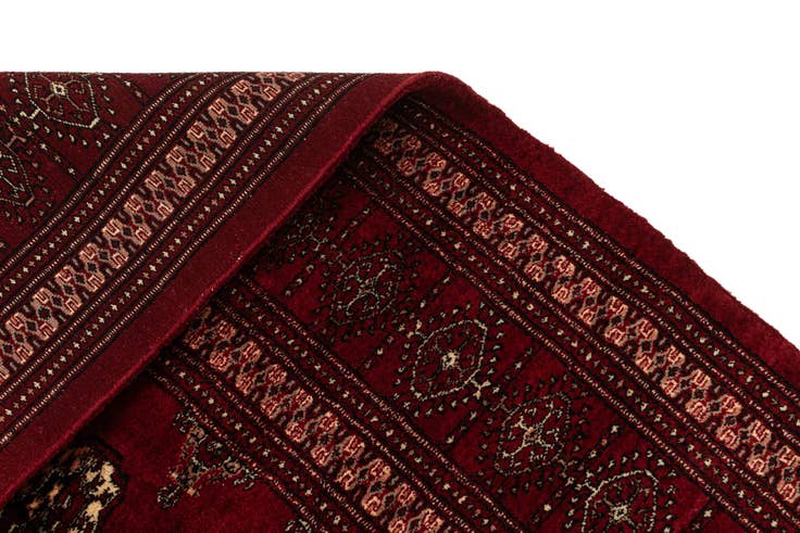 Detail image of 8' 2 x 11' 5 Hand Knotted Bokhara Wool Rug