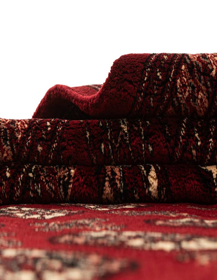 Detail image of 8' 2 x 11' 5  Hand Knotted Bokhara Wool Rug