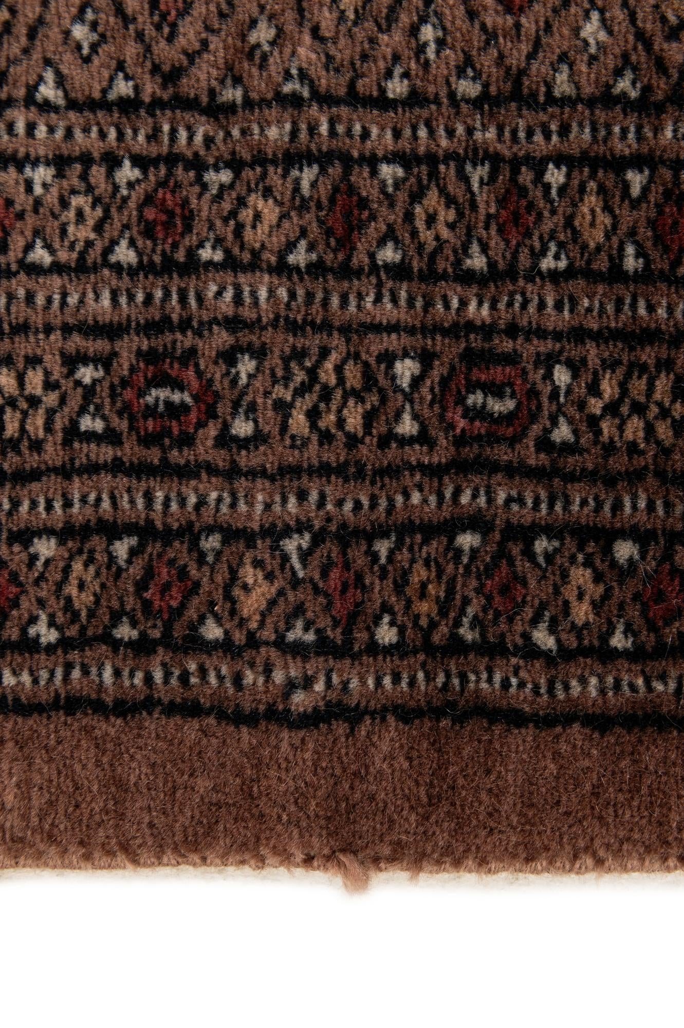 4' 2 x 5' 10 Hand Knotted Bokhara Oriental Wool Rug