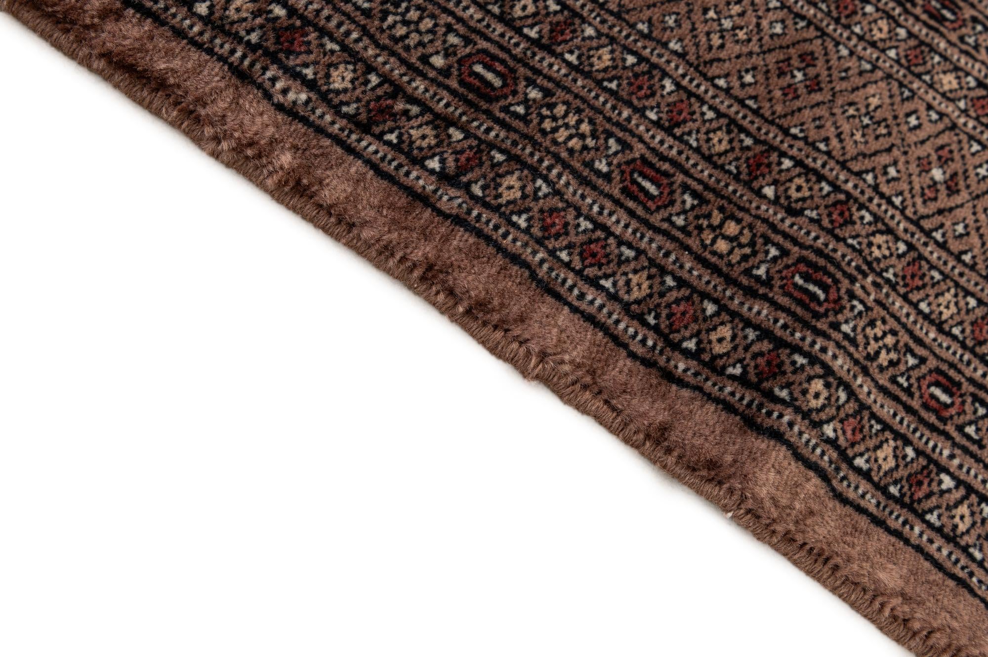 4' 2 x 5' 10 Hand Knotted Bokhara Oriental Wool Rug