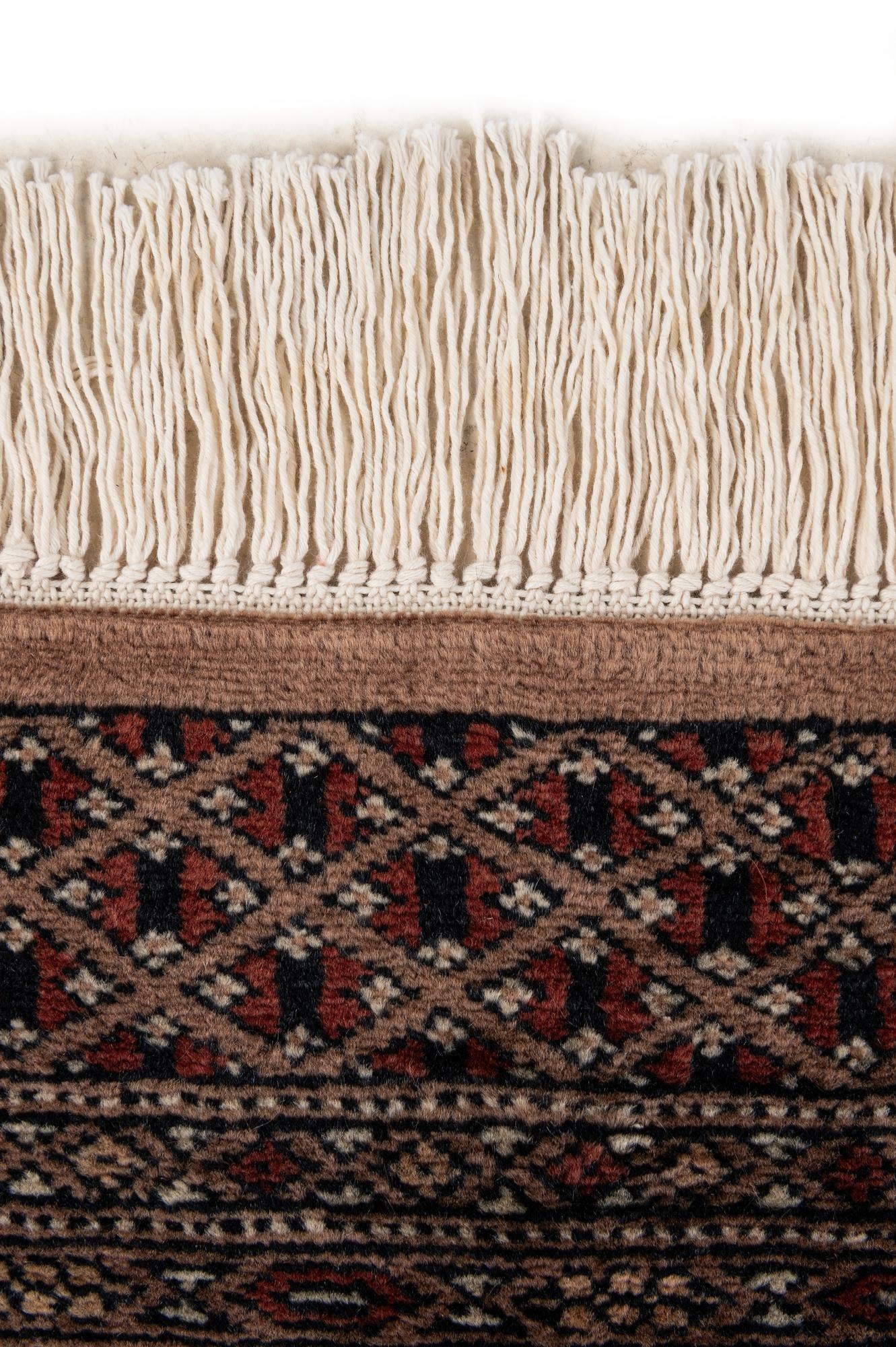 4' 2 x 5' 10 Hand Knotted Bokhara Oriental Wool Rug