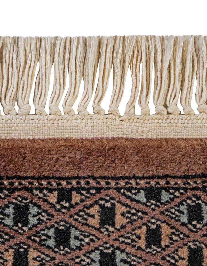 4' 1 x 6' Hand Knotted Bokhara Oriental Wool Rug