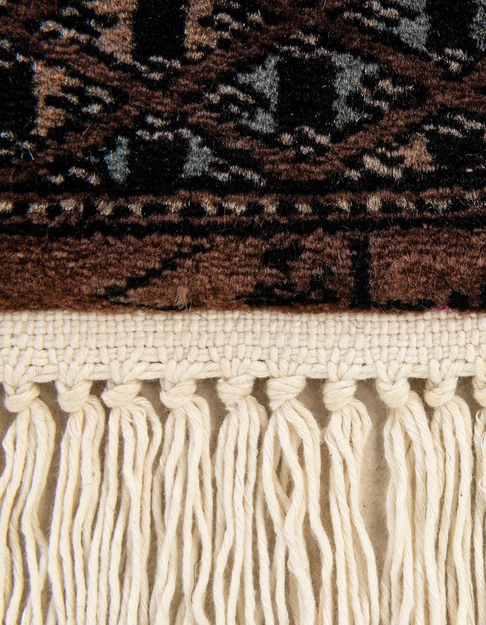 4' 1 x 6' Hand Knotted Bokhara Oriental Wool Rug