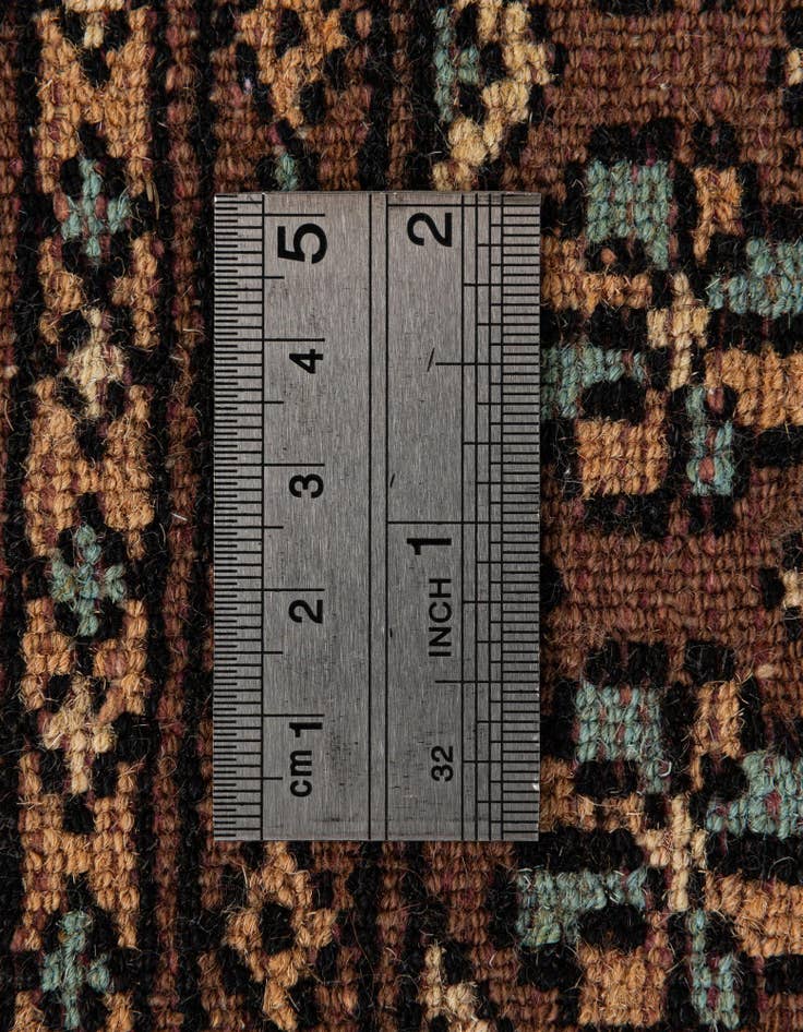 Detail image of 4' 2 x 6' 1  Hand Knotted Bokhara Oriental Wool Rug