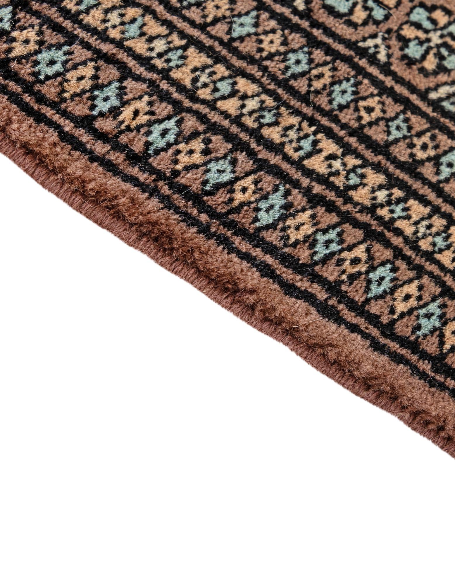 4' 2 x 6' 1 Hand Knotted Bokhara Oriental Wool Rug