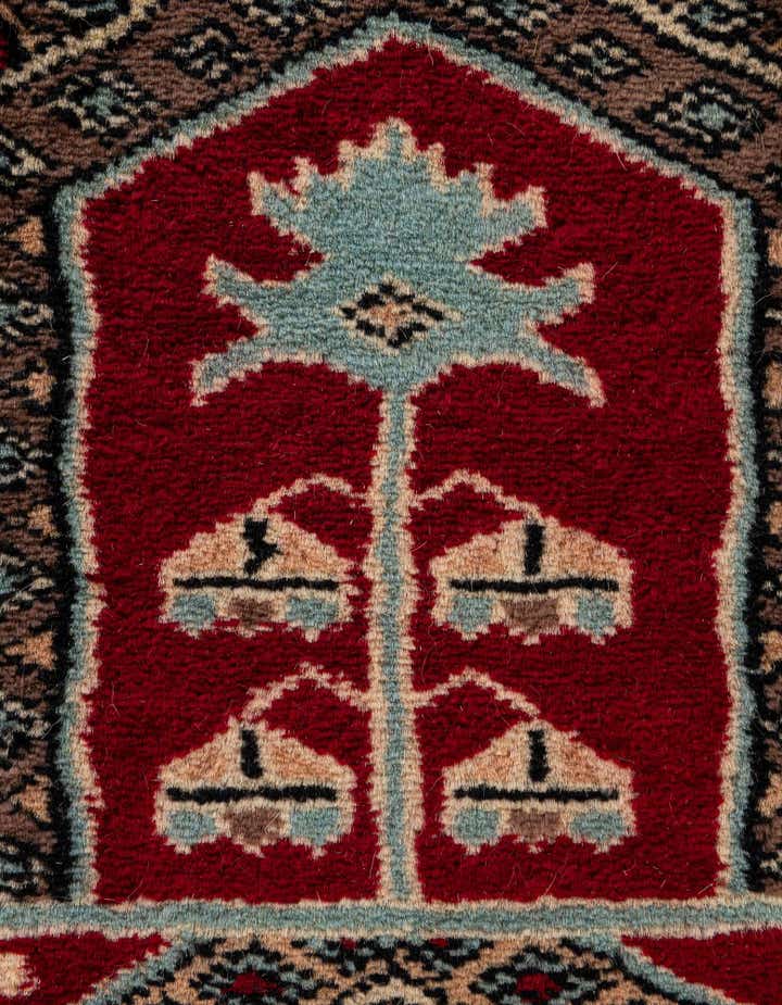 4' 2 x 6' 1 Hand Knotted Bokhara Oriental Wool Rug