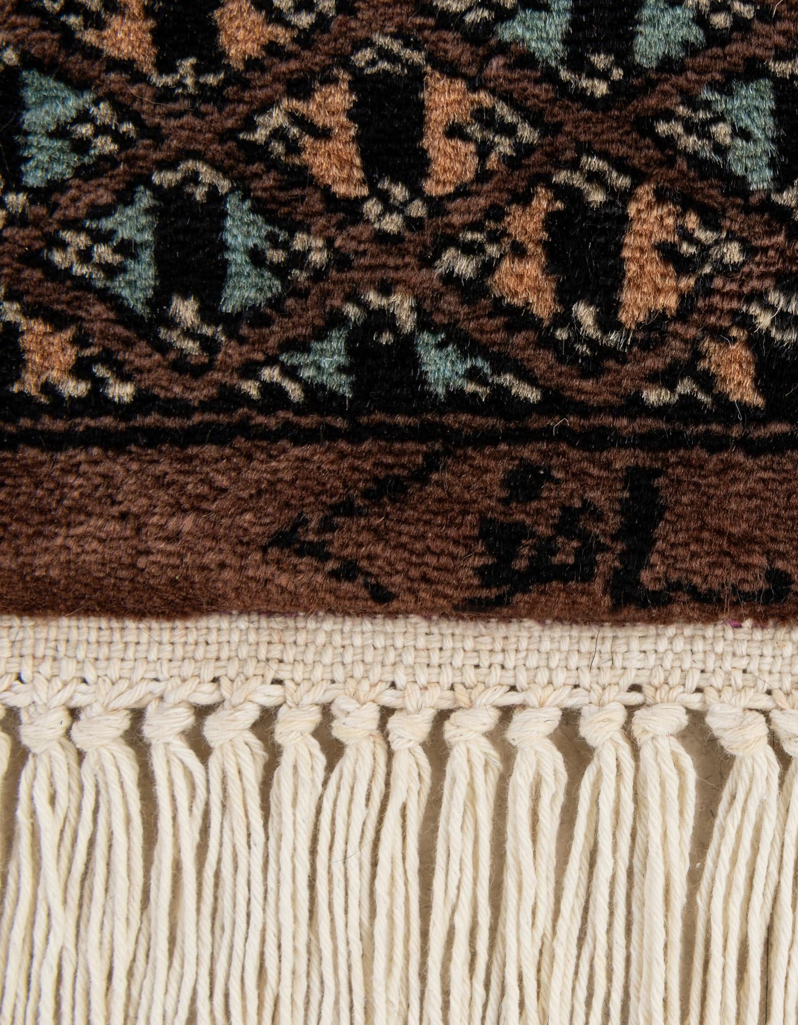 4' 2 x 6' 1 Hand Knotted Bokhara Oriental Wool Rug