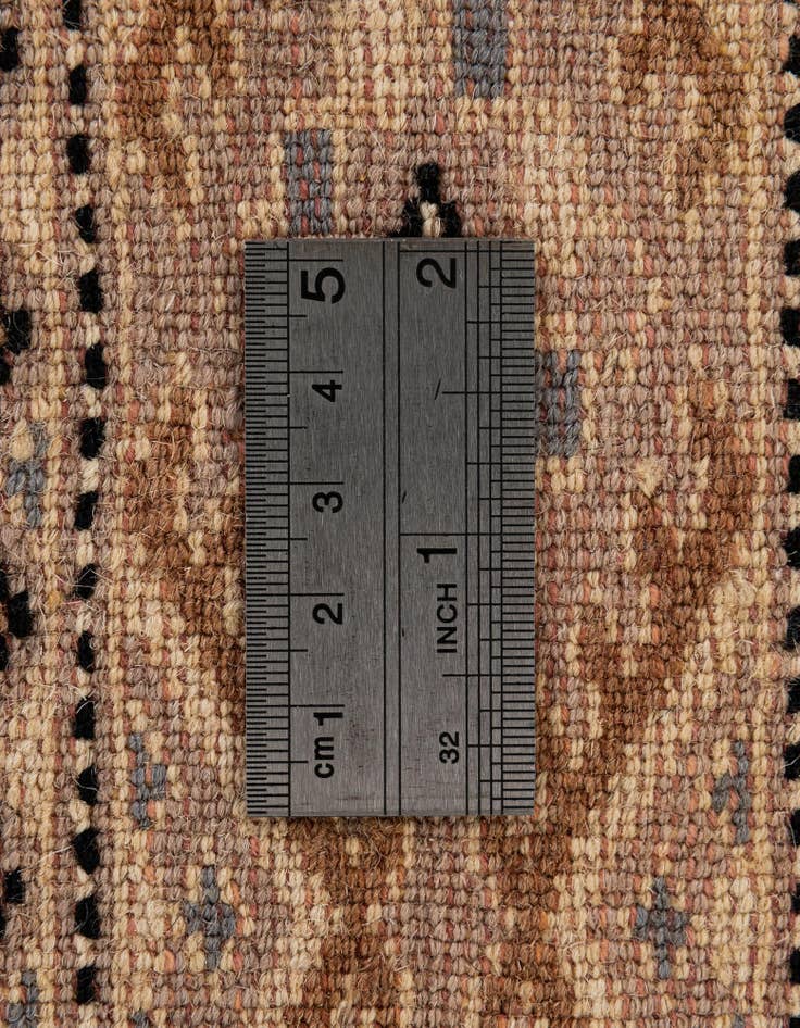 Detail image of 4' 1 x 6' 4  Hand Knotted Bokhara Oriental Wool Rug