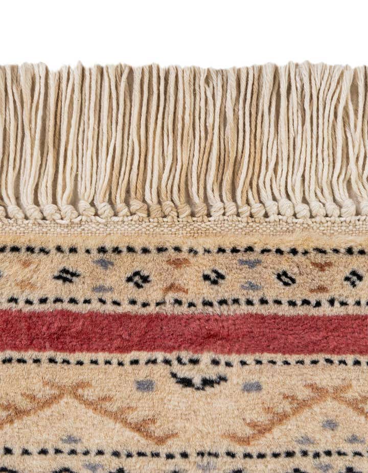 4' 1 x 6' 4 Hand Knotted Bokhara Oriental Wool Rug