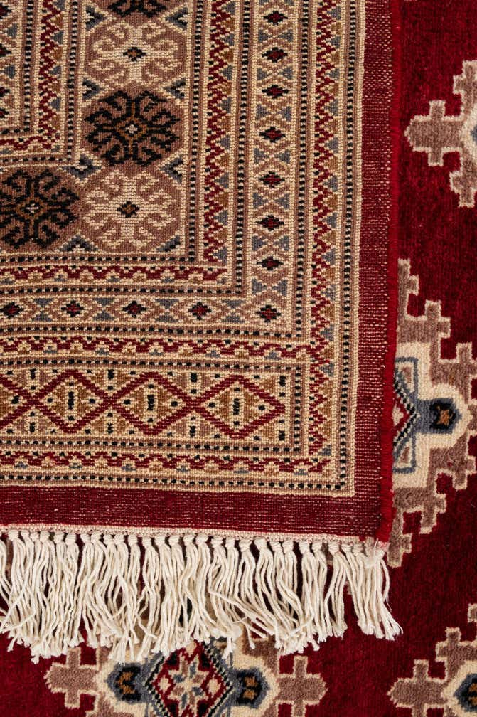 4' 3 x 6' 2 Hand Knotted Bokhara Wool Rug