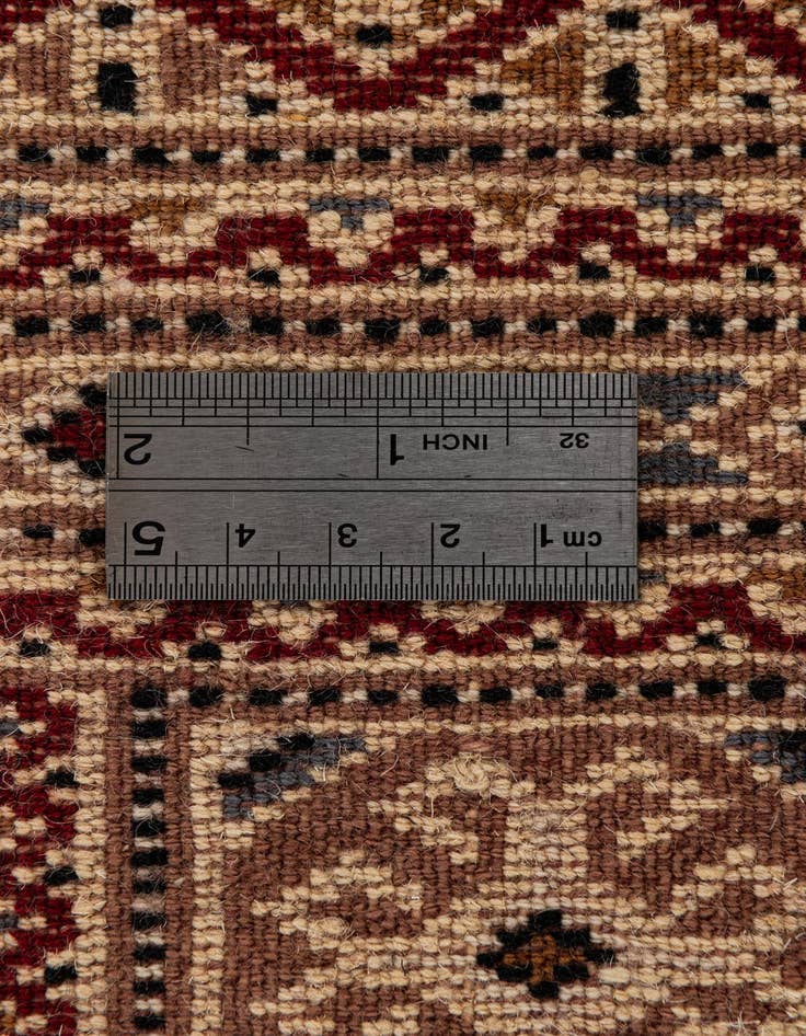 Detail image of 4' 3 x 6' 2  Hand Knotted Bokhara Wool Rug