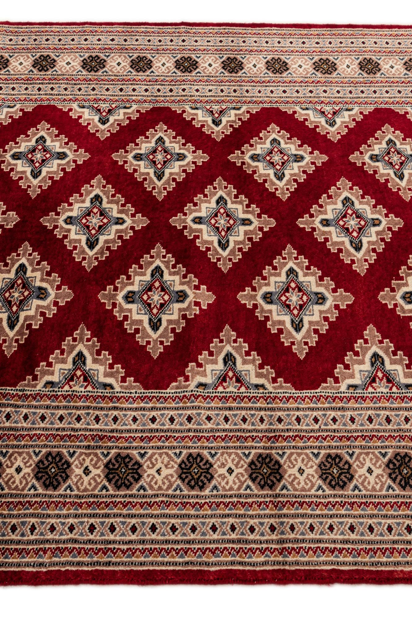 4' 3 x 6' 2 Hand Knotted Bokhara Wool Rug