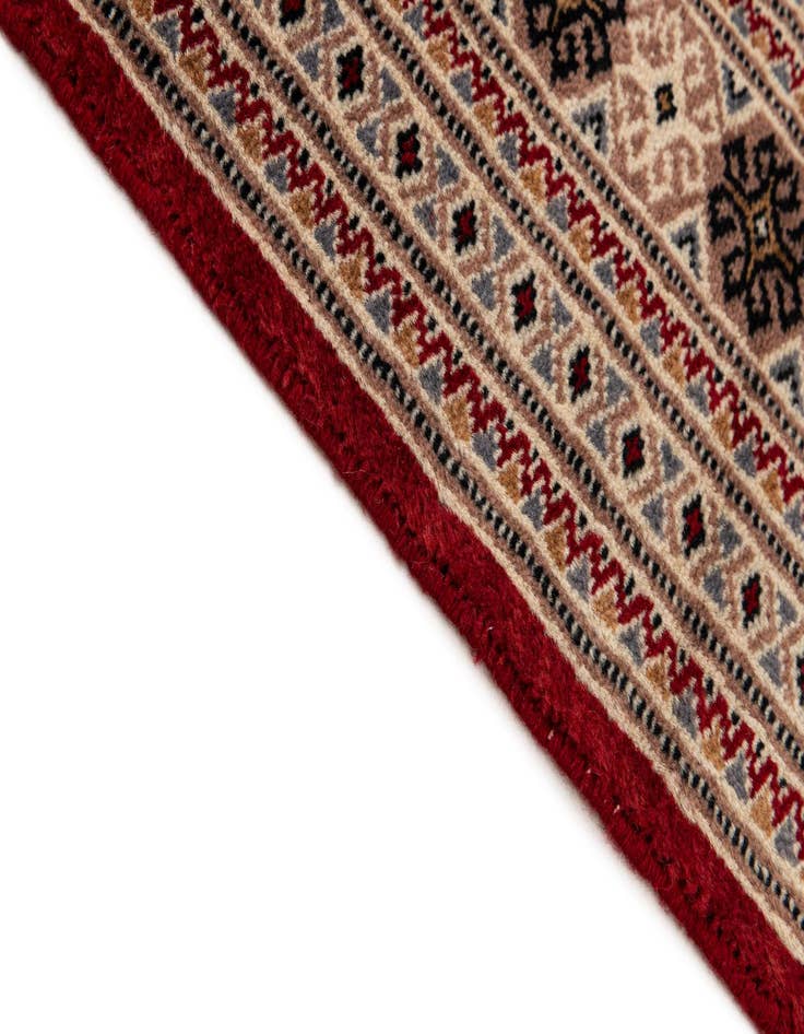 Detail image of 4' 3 x 6' 2  Hand Knotted Bokhara Wool Rug