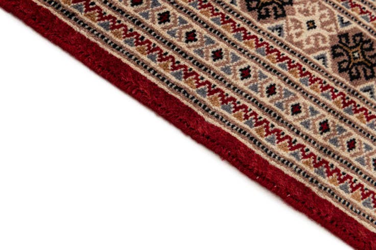 Detail image of 4' 3 x 6' 2 Hand Knotted Bokhara Wool Rug