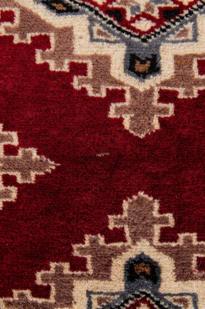 4' 3 x 6' 2 Hand Knotted Bokhara Wool Rug